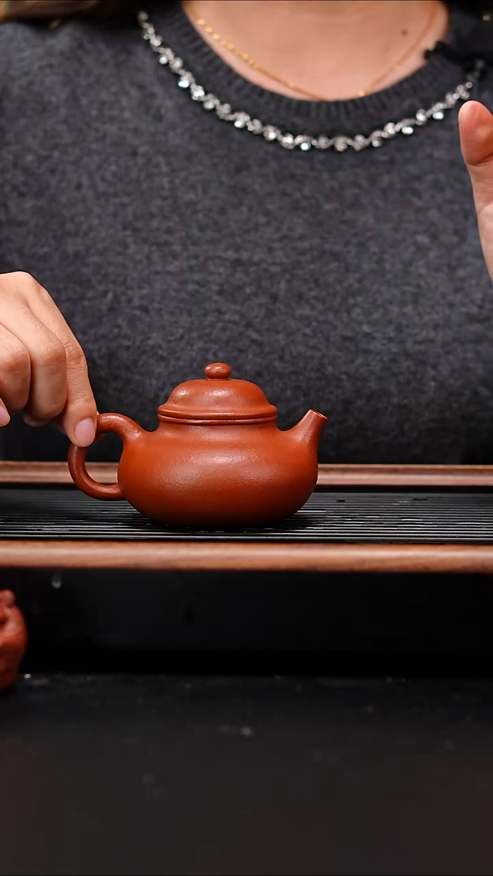 茶壶紫砂小煤窑朱泥30目粗砂容天160郑