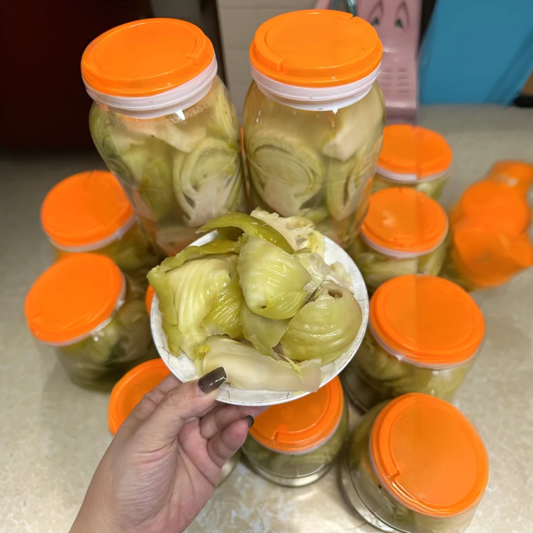 【顺丰快递】甲子新咸菜 收到青的话需要放几天等黄 介意勿拍 干货