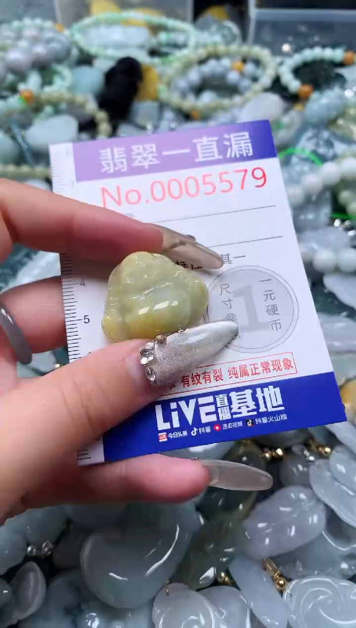 【闪购商品】翡翠吊坠(不含链)未镶嵌5579