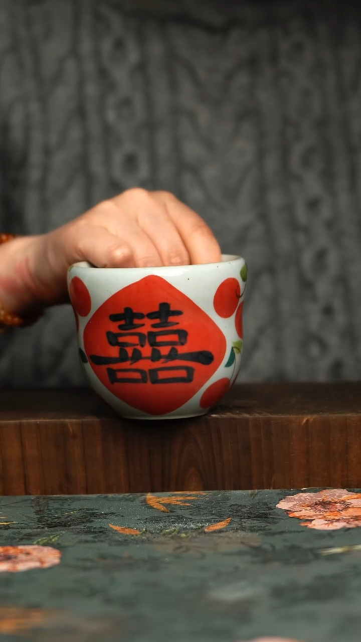 杯釉下彩手工手绘同款陶器