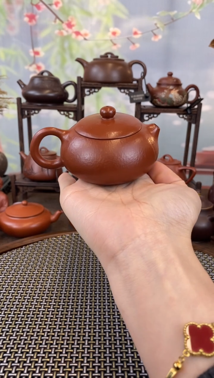茶壶紫砂扁西施邹皮西施