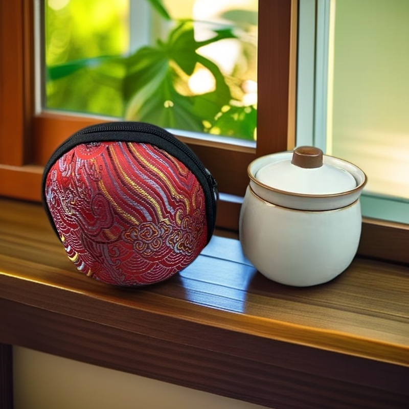 汝窑个人泡一人饮中式旅行茶具
