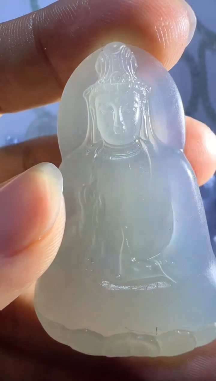 未镶嵌定制翡翠观音