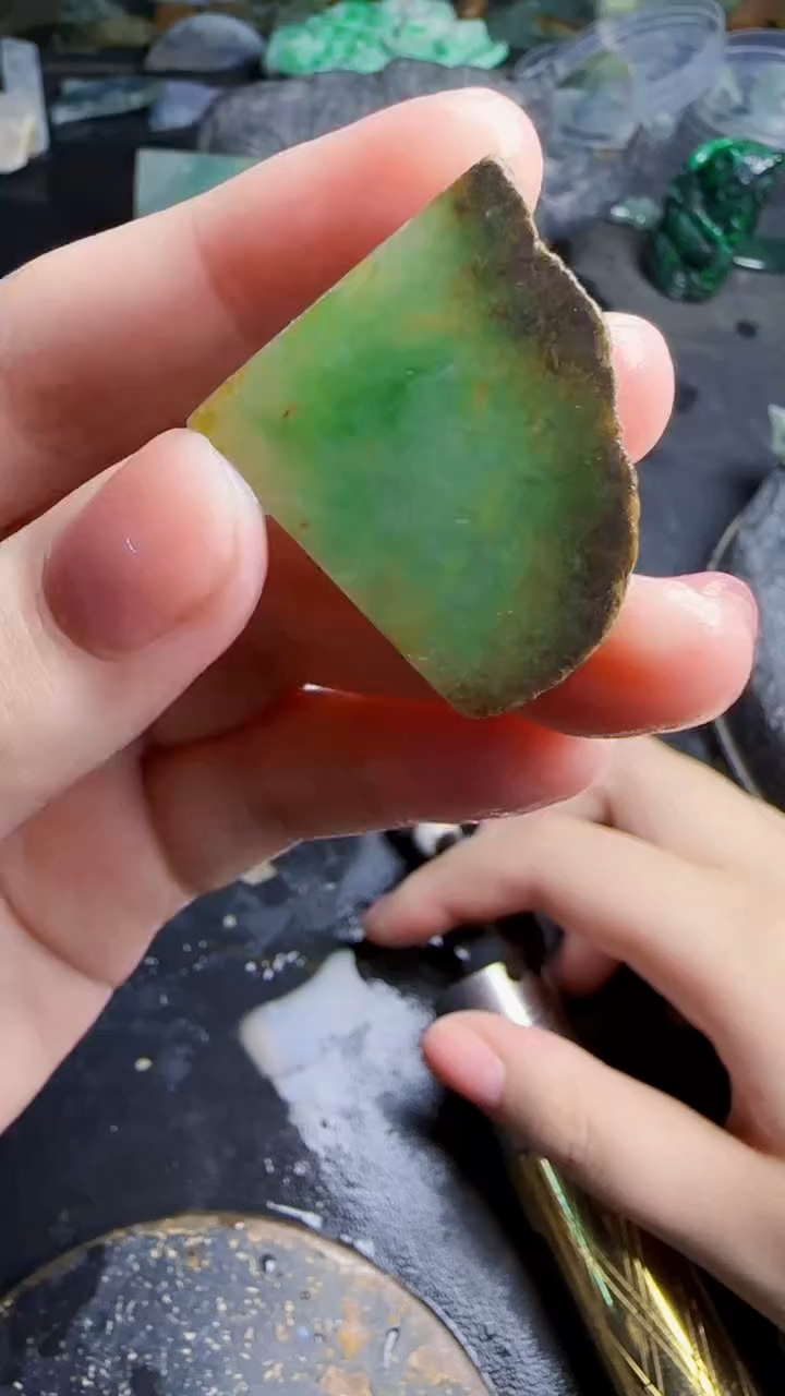 未镶嵌挂件翡翠壹天然翡翠035