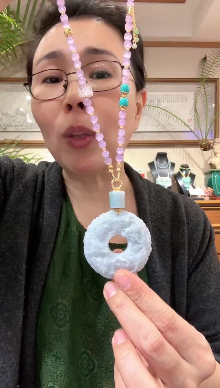 【闪购商品】翡翠颈饰未镶嵌国风