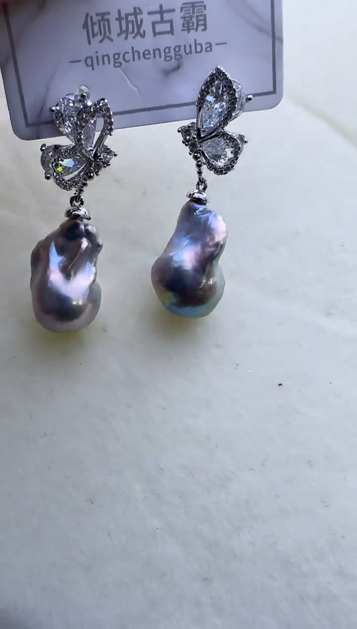 【闪购商品】淡水珍珠耳饰未镶嵌732