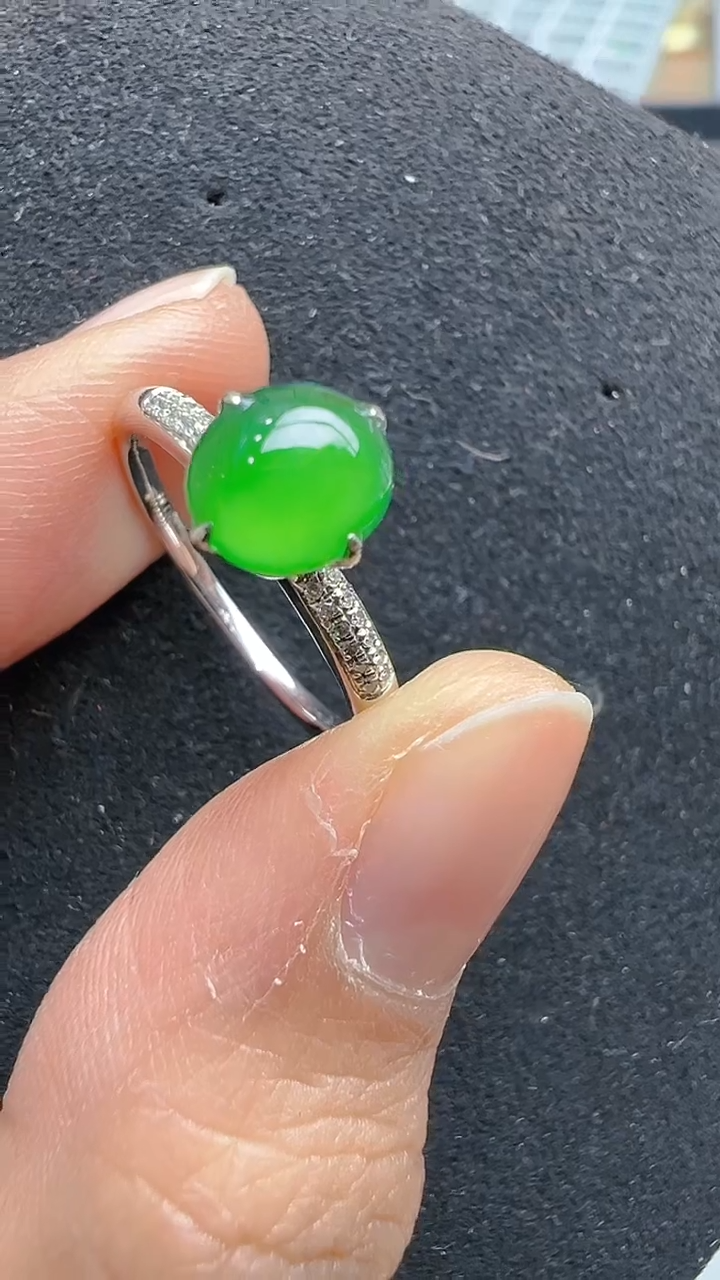 【闪购商品】翡翠戒指18K金镶嵌多样性团购发一件