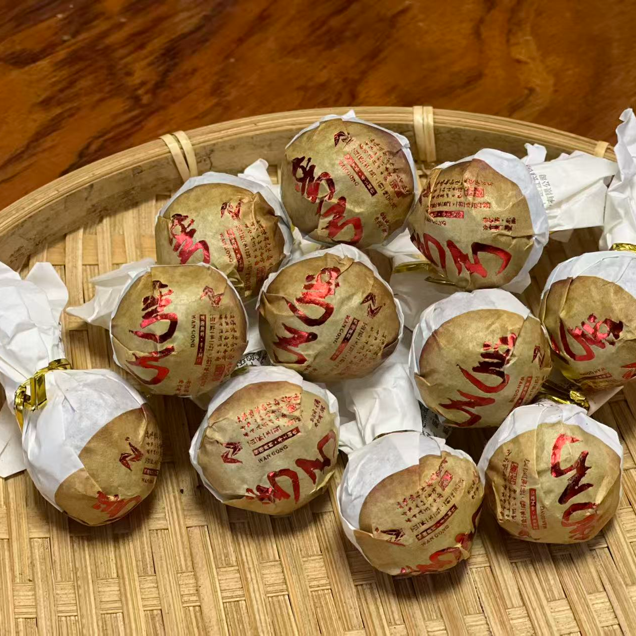 （30颗）弯弓龙珠 2022年春茶 普洱茶生茶龙珠 8克/颗