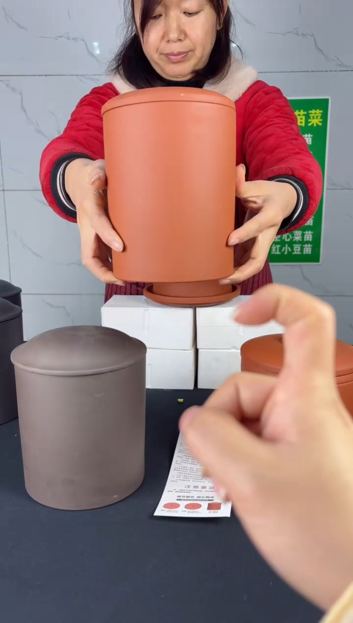 【闪购商品】紫砂中式福利红泥直筒