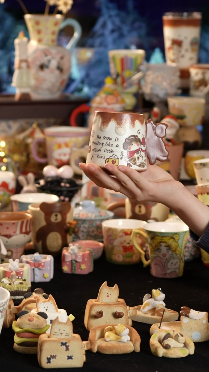 其他陶景德镇釉下彩手绘设计师款陶瓷