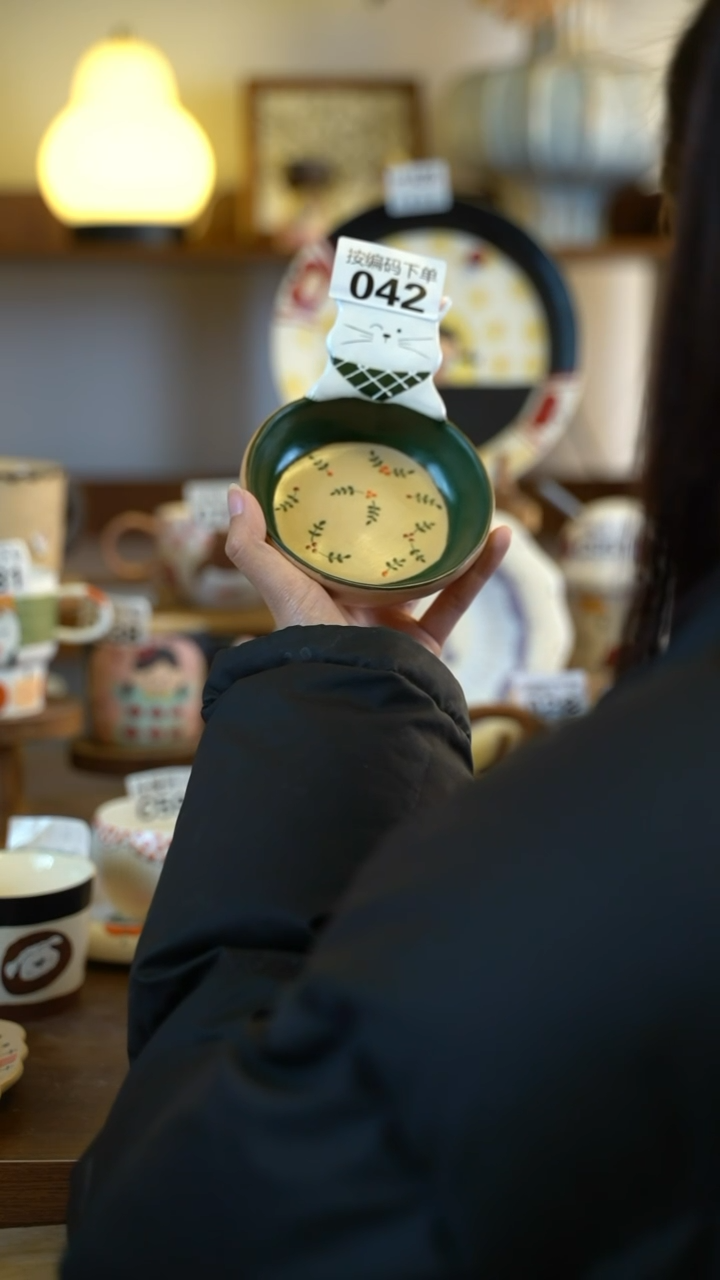 摆件陶C042 阿满屋手工手作陶瓷 