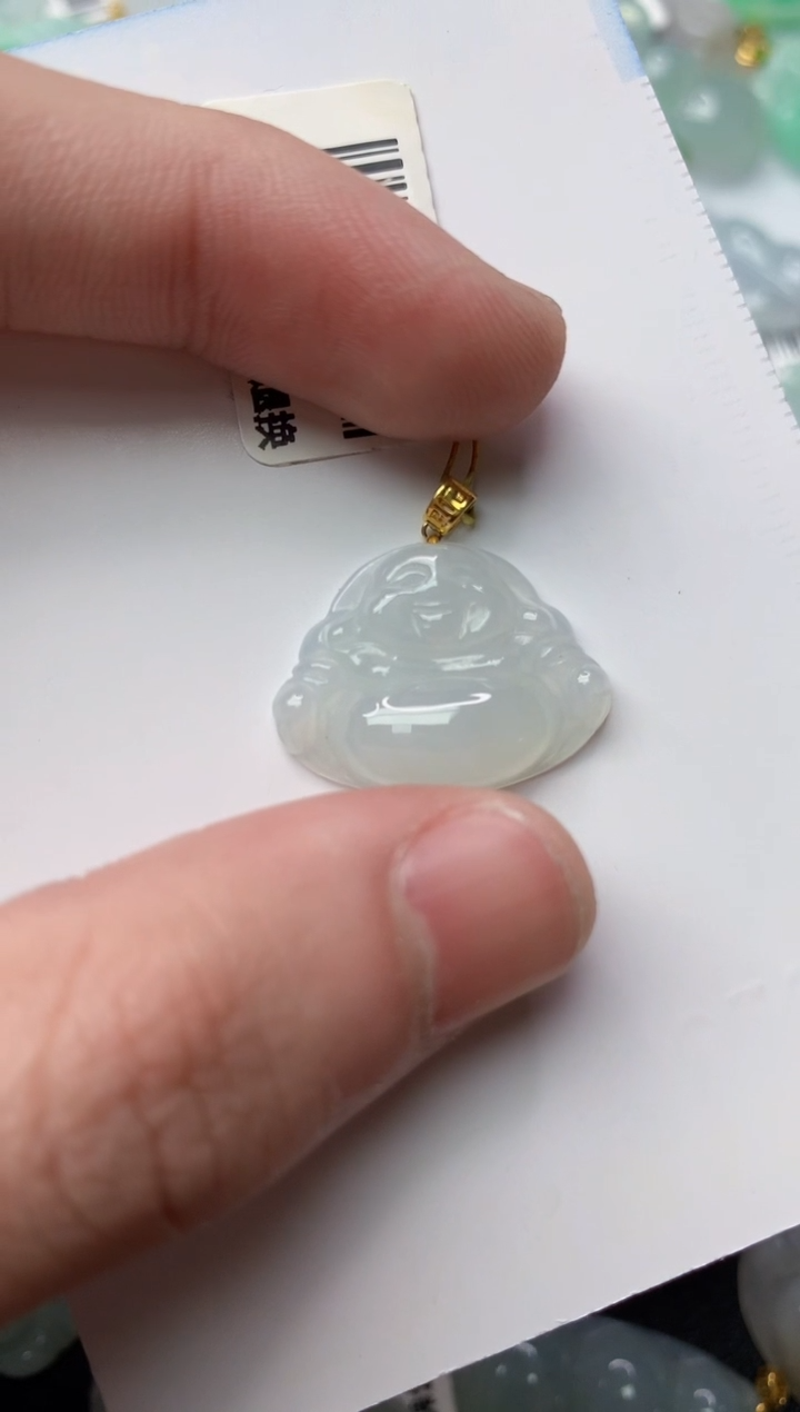 【闪购商品】翡翠颈饰18K金镶嵌84...........