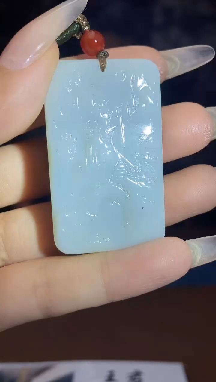 和田玉未镶嵌颈饰A625