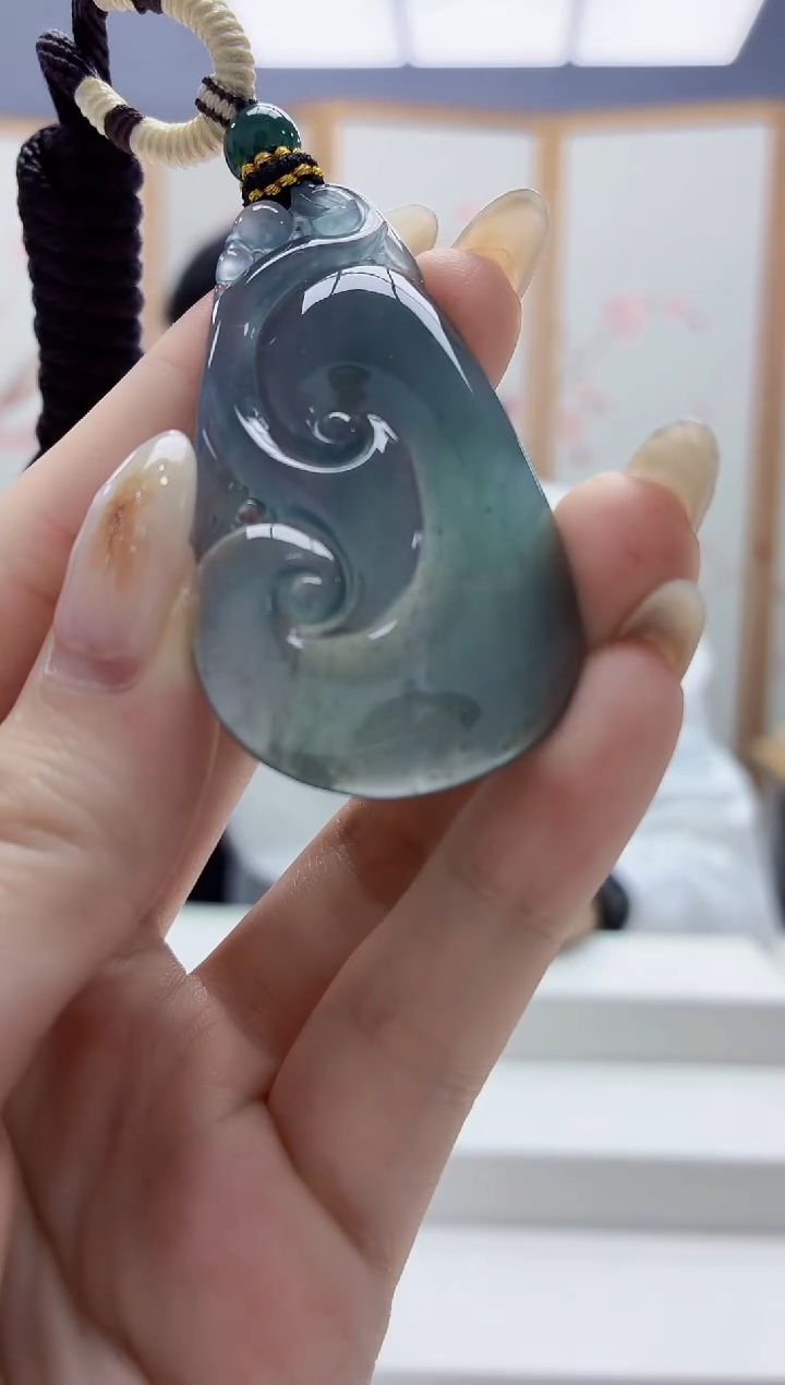 未镶嵌定制翡翠4898jw-毛货挂件11