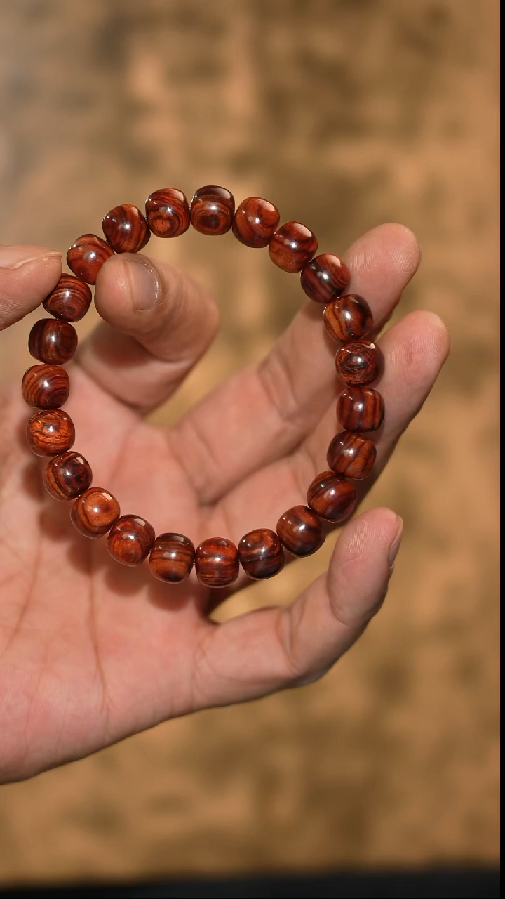 手串/手链黄花梨/降香黄檀卷***七海南黄花梨10mm老型单圈