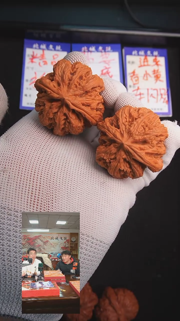 【闪购商品】文玩核桃把件108号46龙爪大粗筋 全品已打底