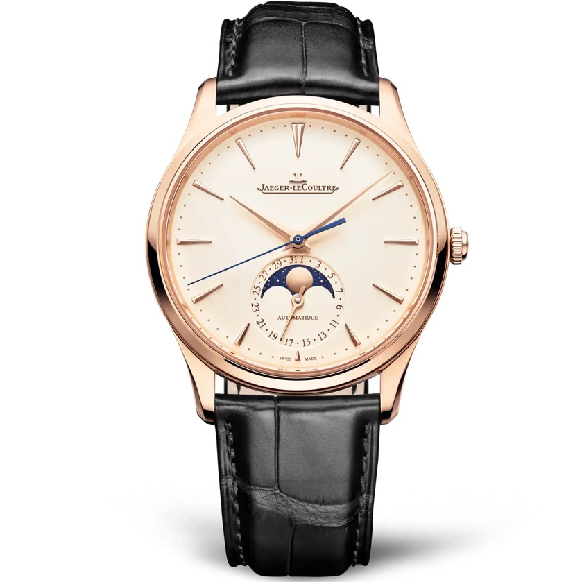 99新 Jaeger-LeCoultre/积家 大师系列1362511金月相最新款39mm