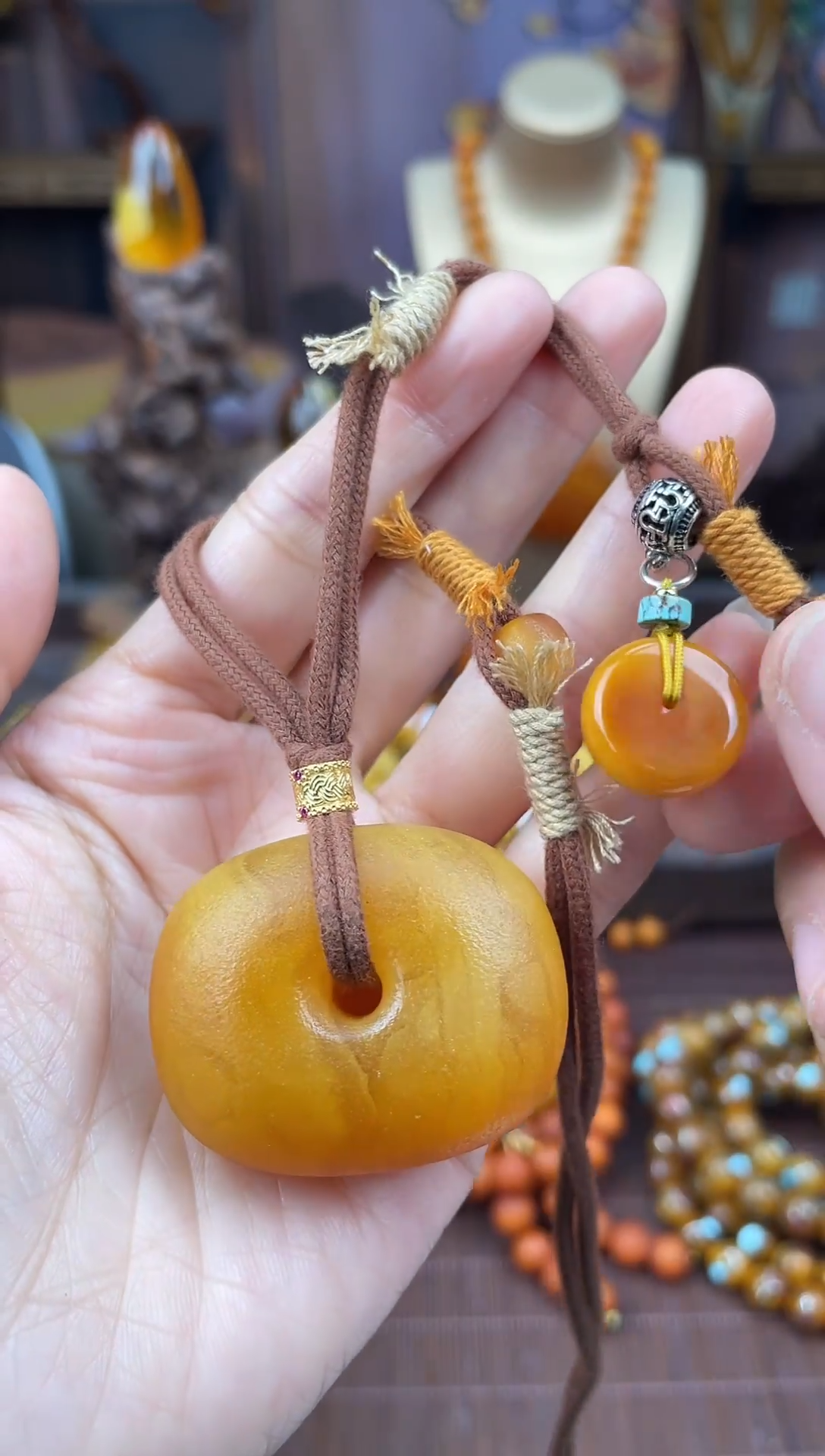 裸石琥珀未镶嵌多样性发货1，假一赔4