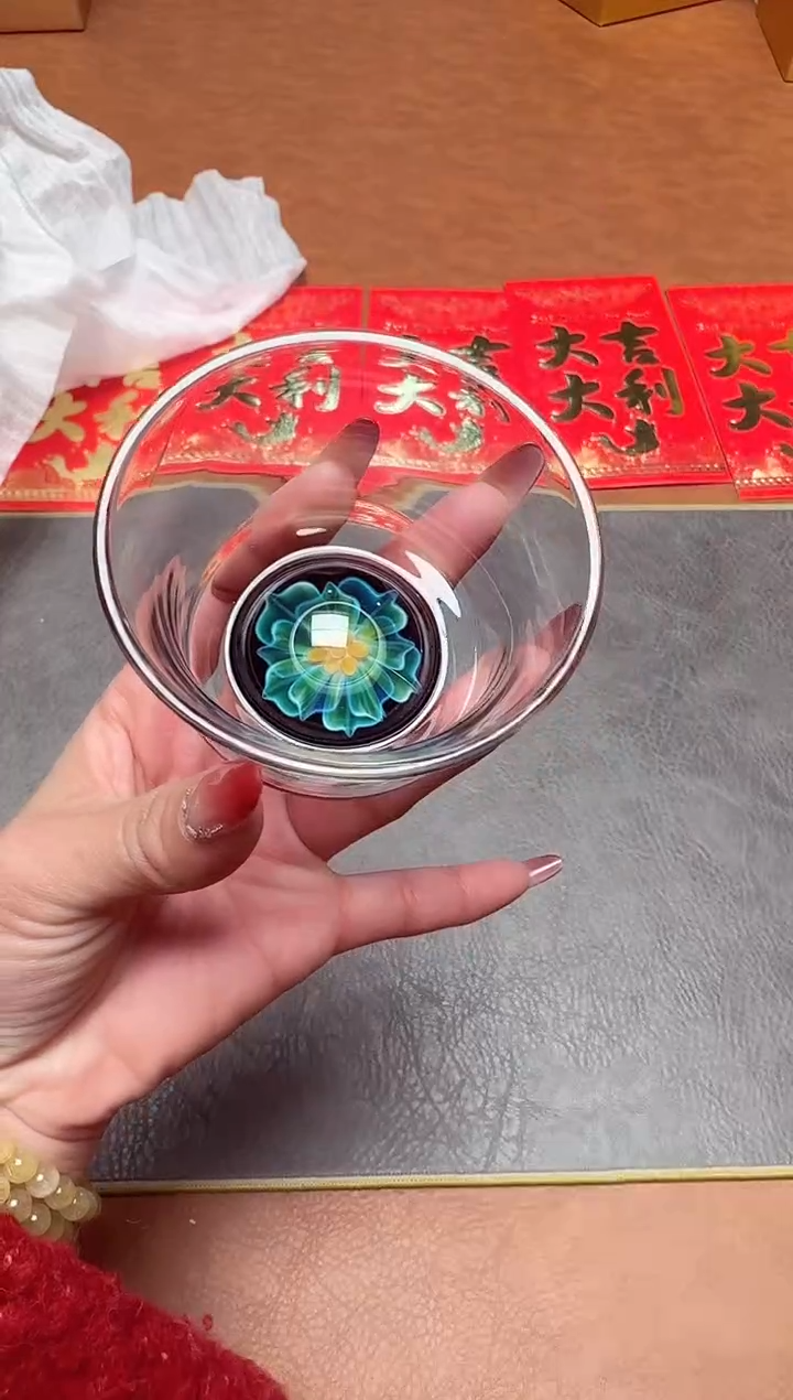 【闪购商品】风谜花语君杯透明色