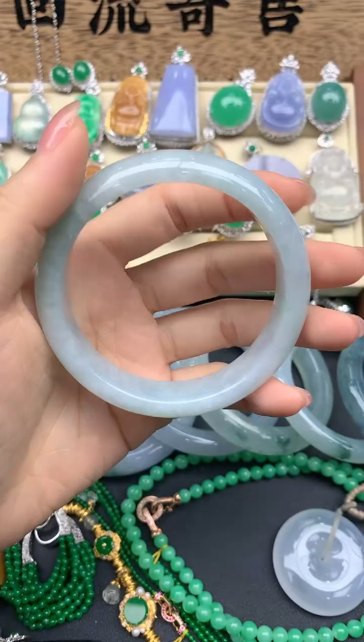 【闪购商品】翡翠手镯未镶嵌72-中国好珍宝
