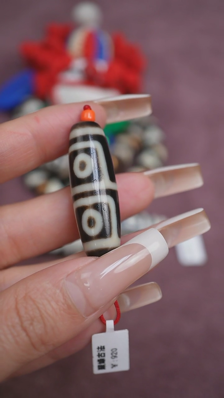 【闪购商品】玛瑙/玉髓颈饰未镶嵌蚀花玛瑙珠定制编绳