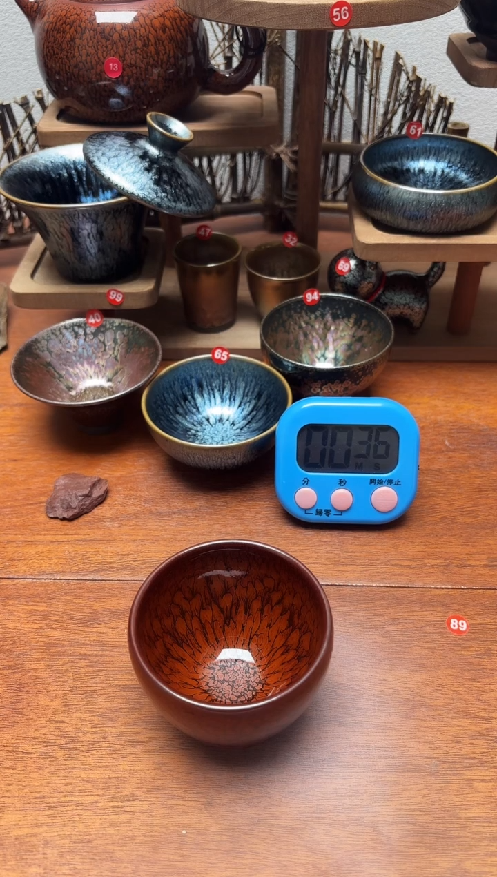 茶盏八*83号建盏工匠茶器