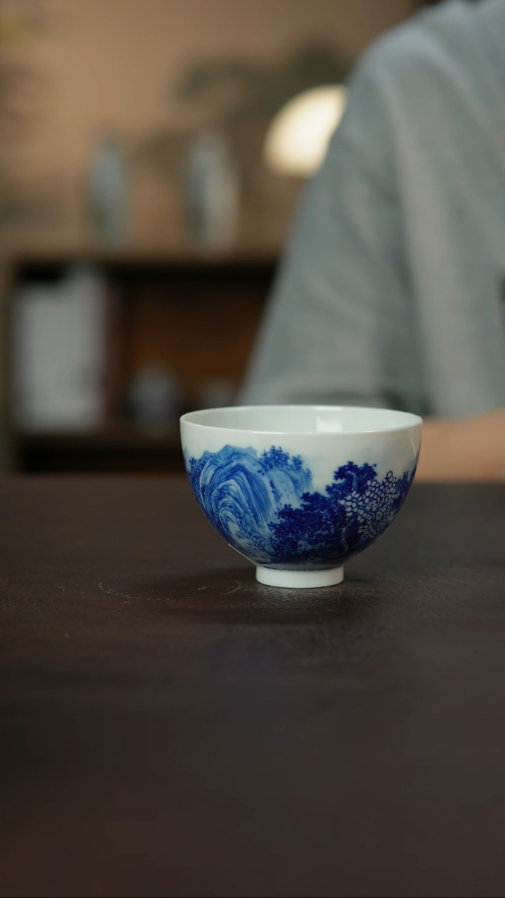 景德镇杯碗柴烧多人