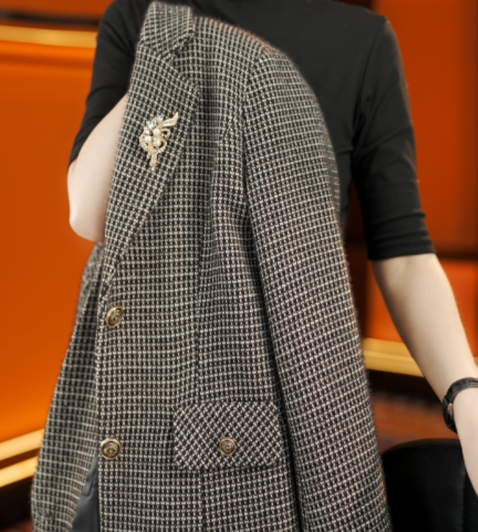 杭州原版正品-2025保暖短款风景短外套长袖