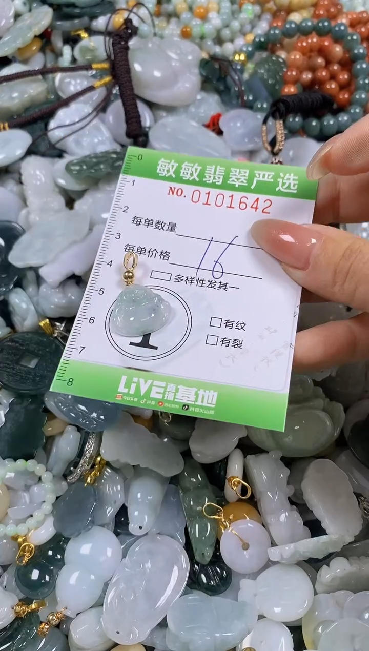 【闪购商品】翡翠颈饰未镶嵌闪购链接0101642