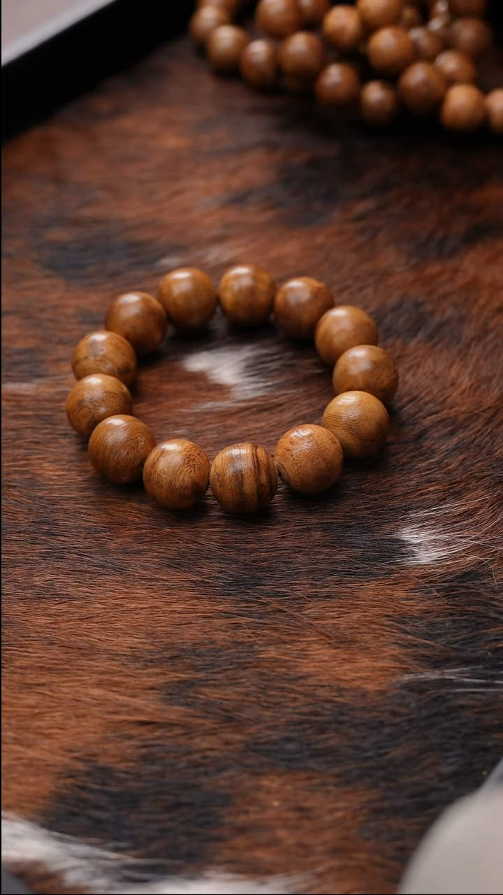 沉香手串卓CL3971芽庄红土料卡18mm单圈天然野多样性发一