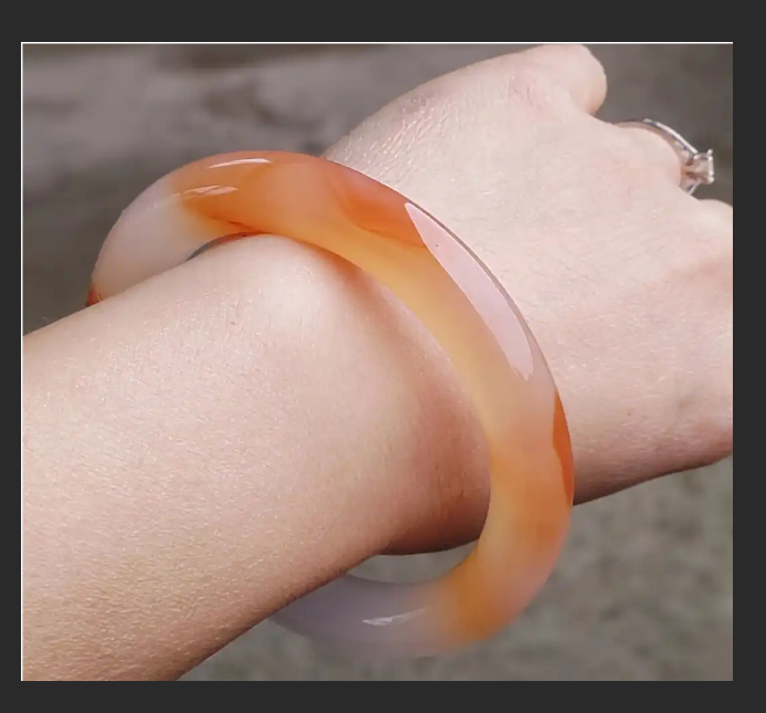 精品玛瑙手镯备注圈口