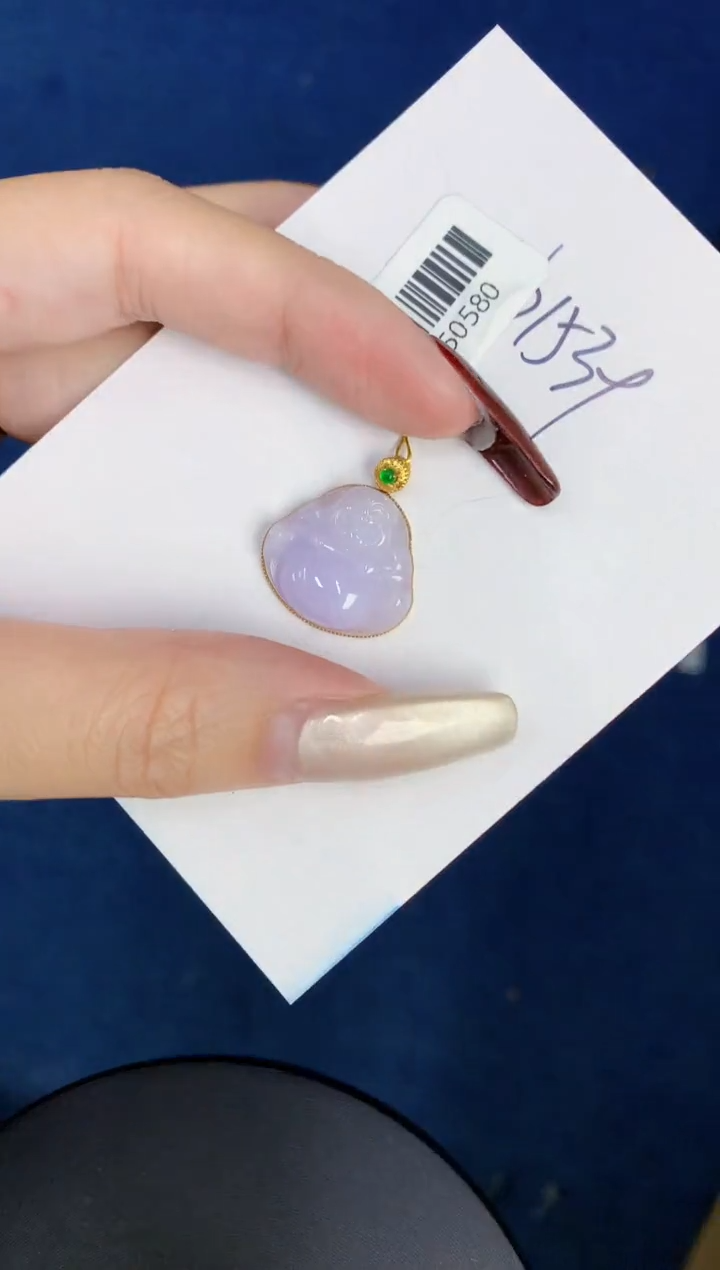 【闪购商品】翡翠颈饰18K金镶嵌00000000000