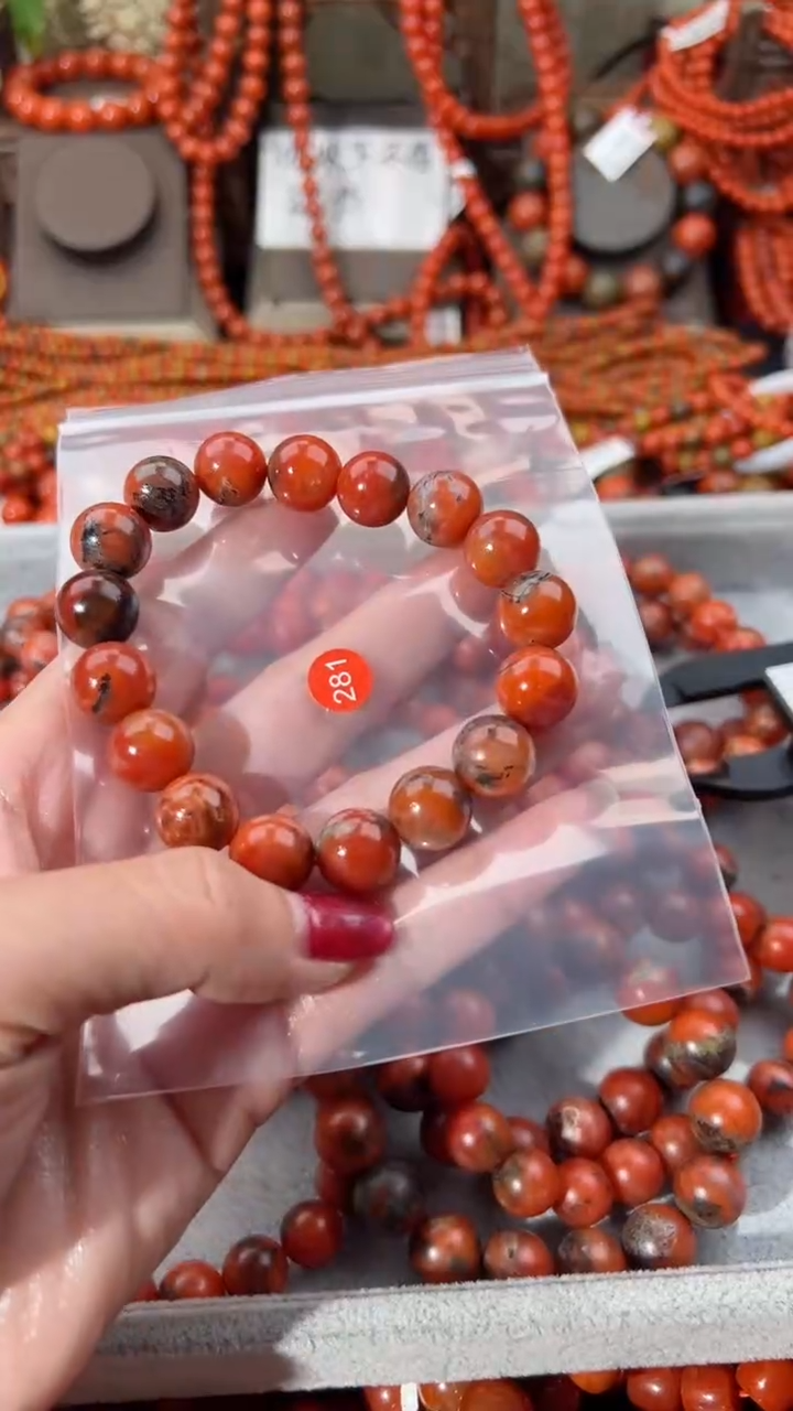 【闪购商品】南红玛瑙手串未镶嵌12