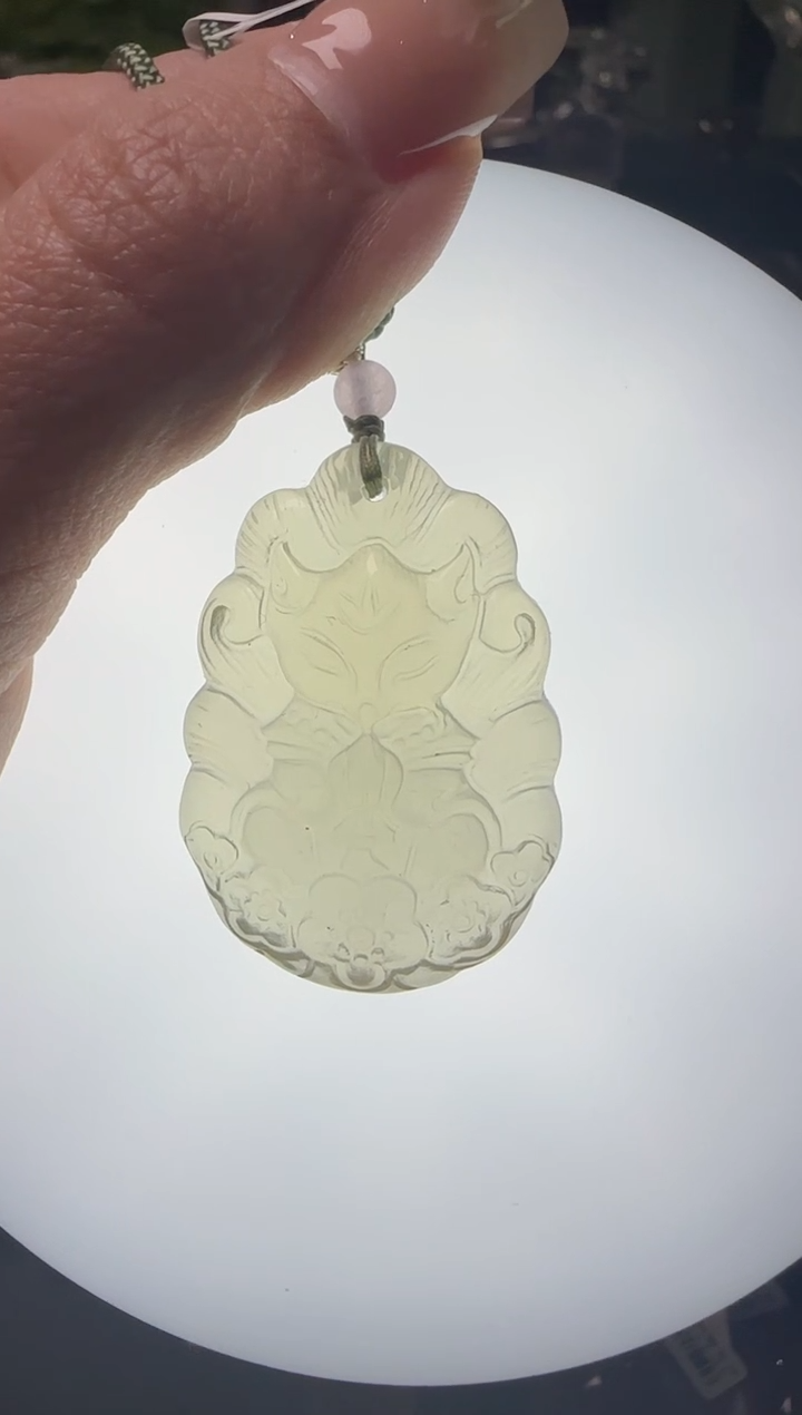 【闪购商品】水晶吊坠未镶嵌黄水晶狐仙吊坠 M38015