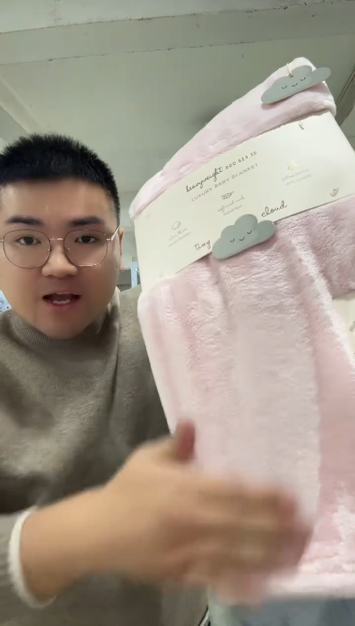 兔毛清货【1.1米毯子随机发2条】外贸原单毛毯底价清货拼手速