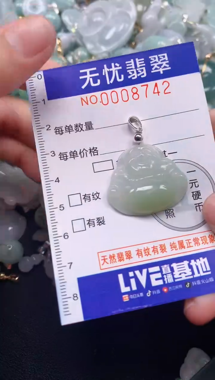 颈饰未镶嵌翡翠8742