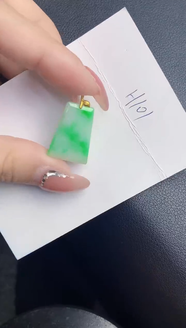 【闪购商品】翡翠颈饰18K金镶嵌000000000