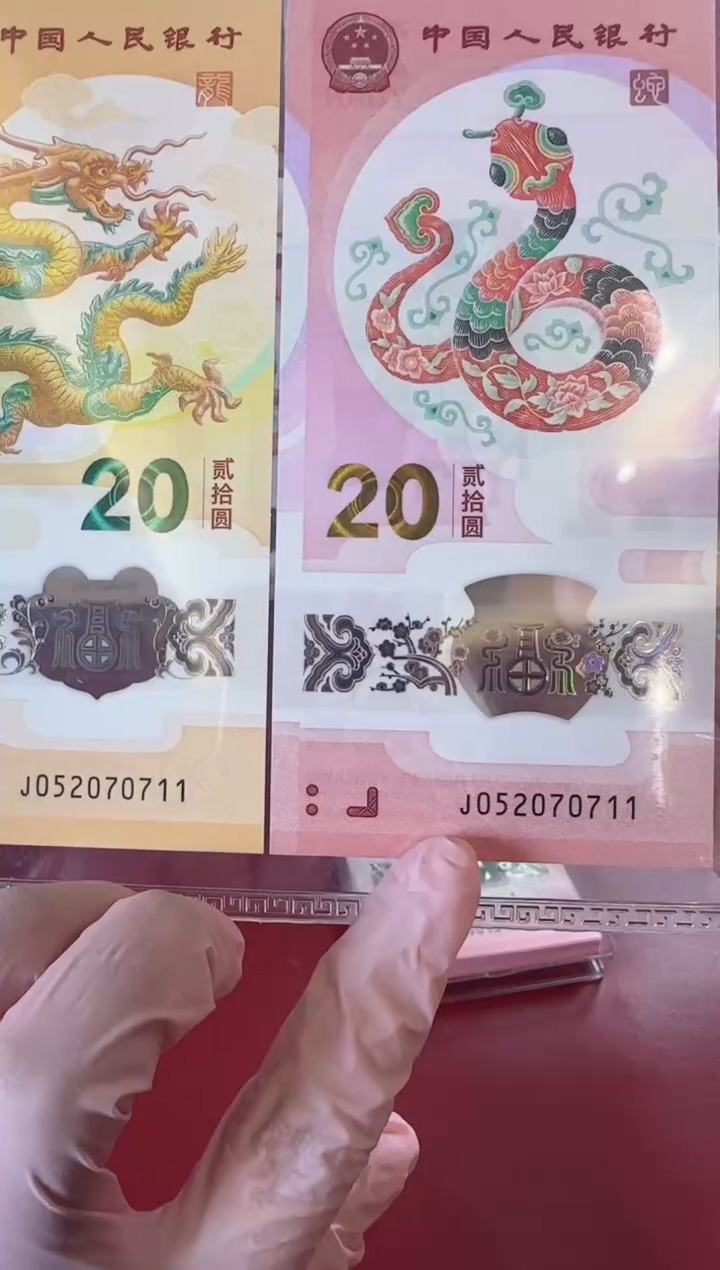 【闪购商品】塑料2025蛇钞全同号裸啊啊啊啊啊