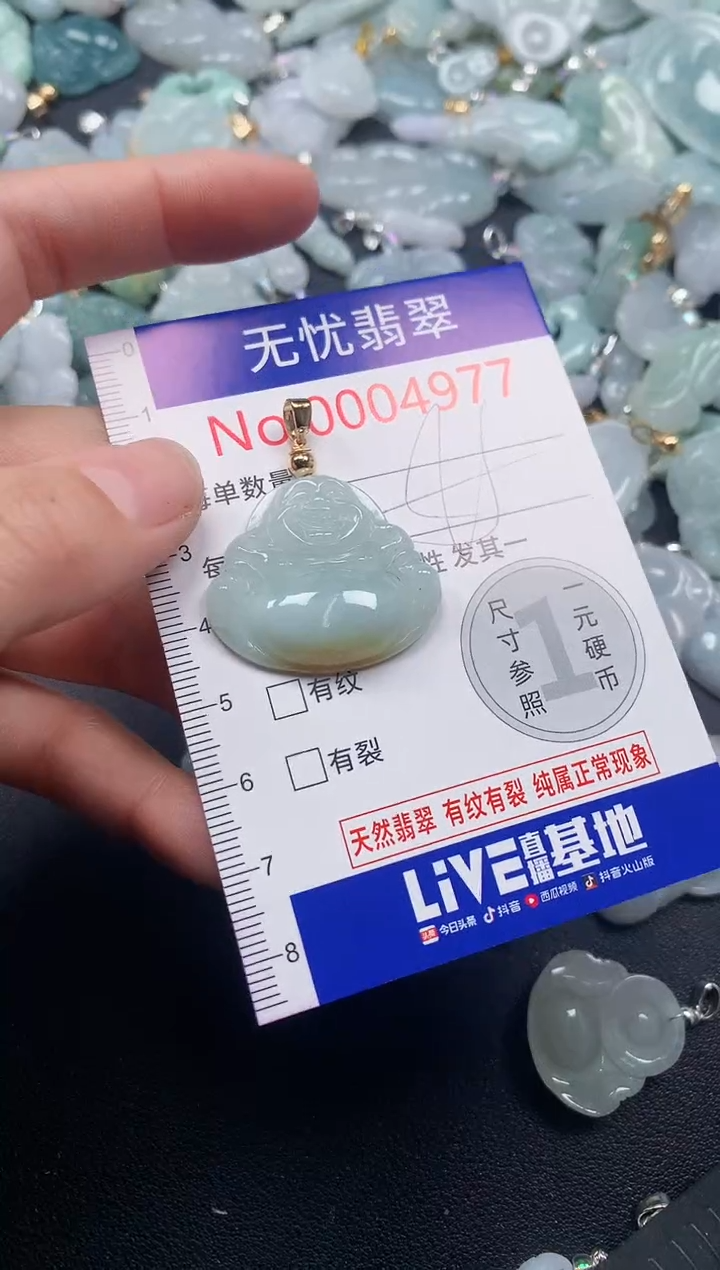 吊坠(不含链)未镶嵌翡翠4977