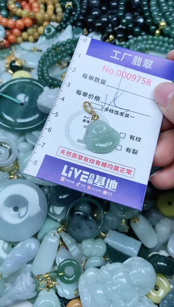 【闪购商品】翡翠吊坠(不含链)未镶嵌翡翠