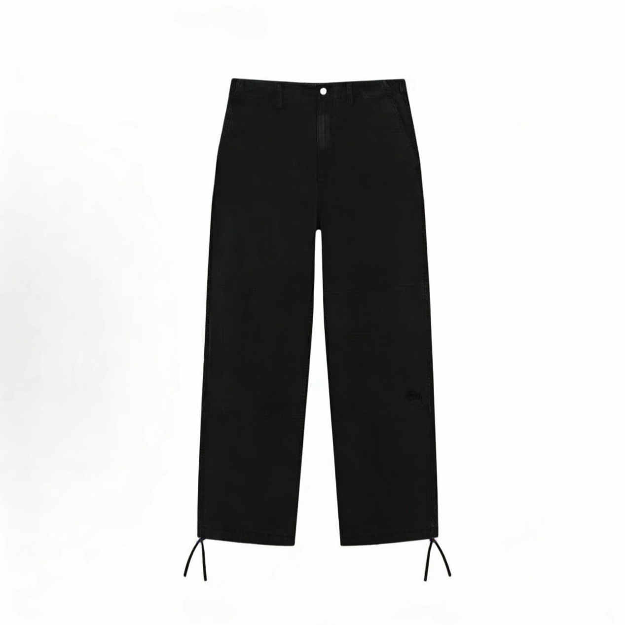 美式街头潮流刺绣宽松休闲裤男女同款