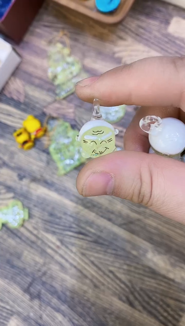 琉璃手工艺品夜光挂件