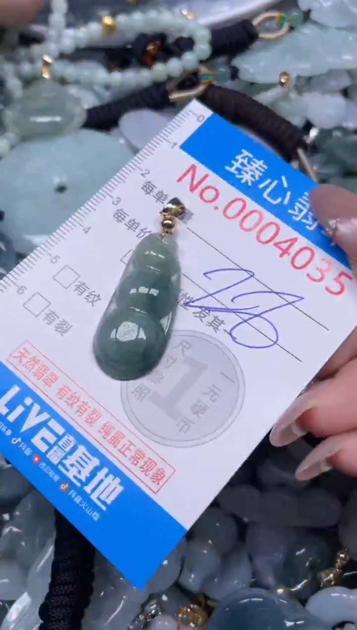 颈饰未镶嵌翡翠4035