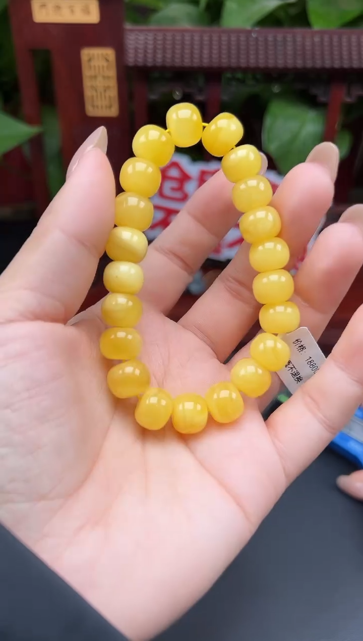 手串蜜蜡未镶嵌手串m019多样性发其一