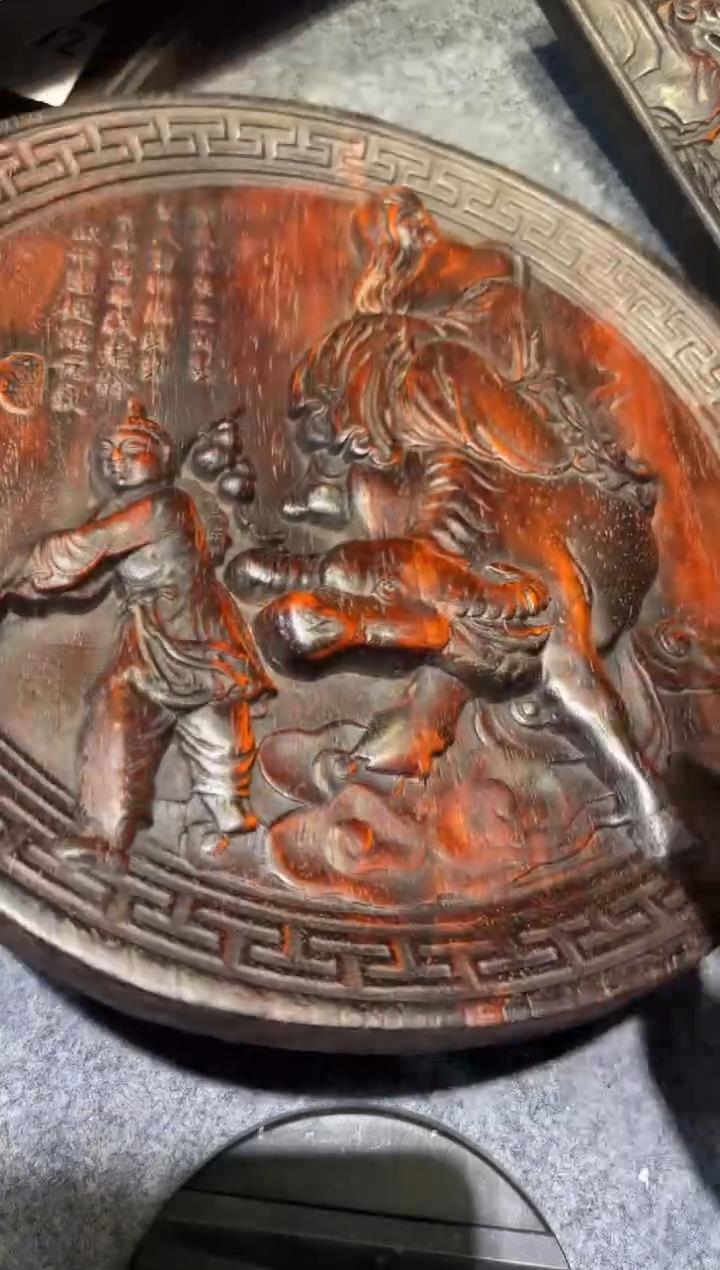 花梨木类紫檀拆件雕刻板以直播间实物为准170