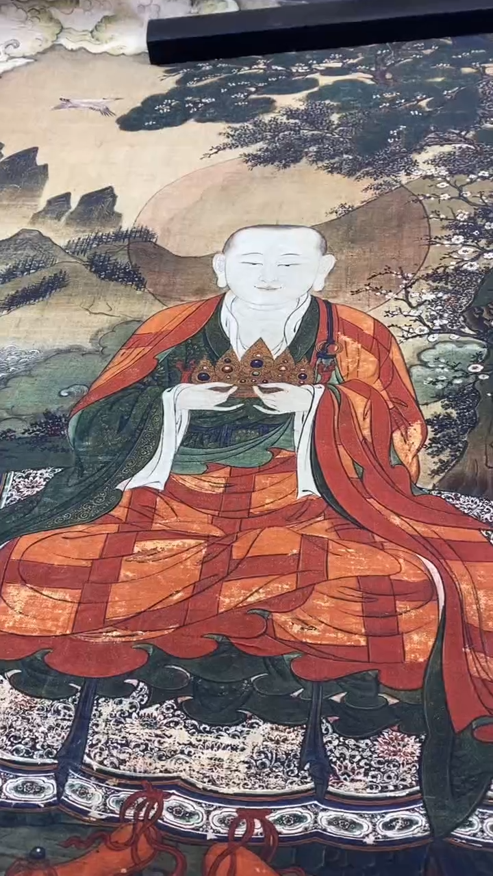 卷轴画王姬藏传唐卡艺术品