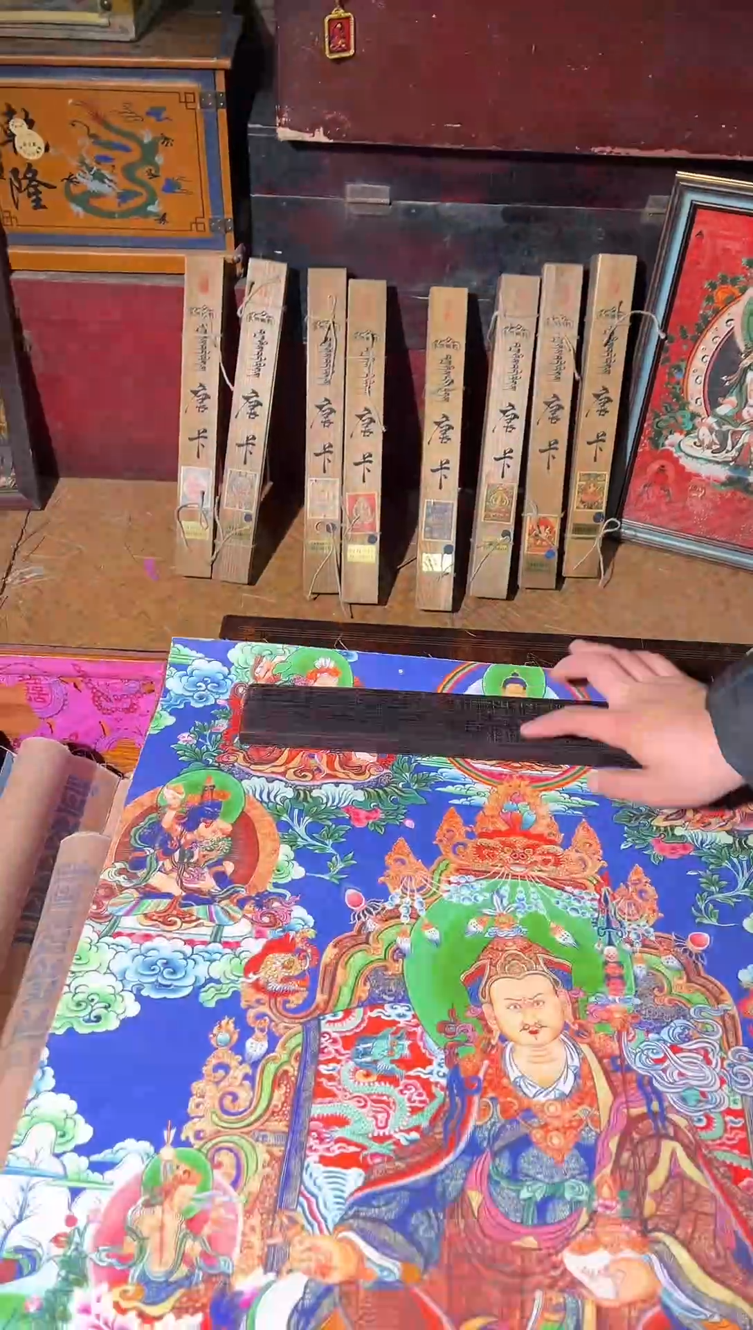 卷轴画东东唐卡tk16