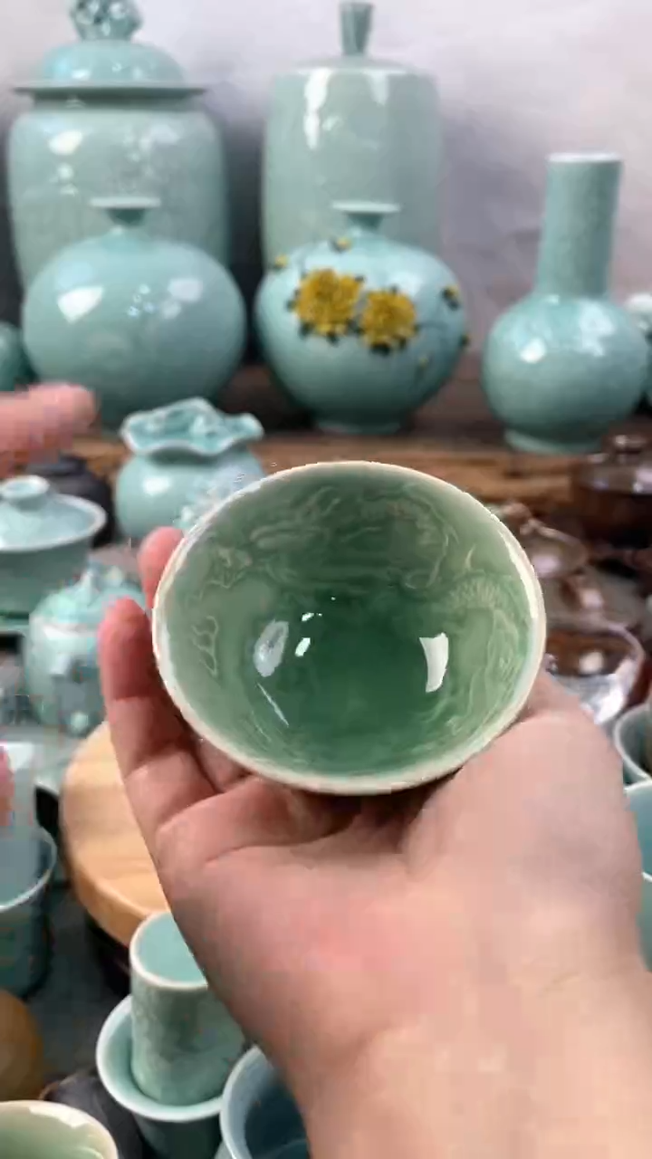 【闪购商品】特价 微瑕 慧仙青瓷