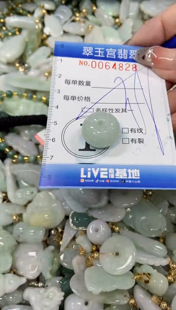 【闪购商品】翡翠颈饰未镶嵌闪购商品0064828多样性发其一