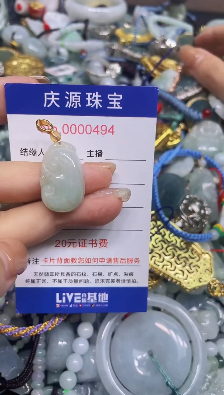 翡翠未镶嵌颈饰156